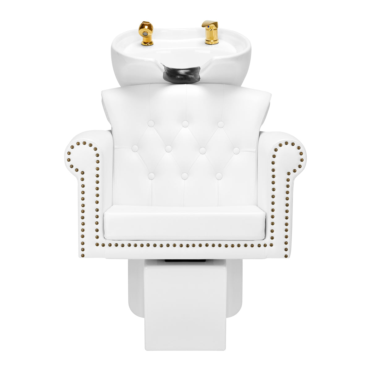 Gabbiano Berlin aranysárga fehér fodrász mosóegység