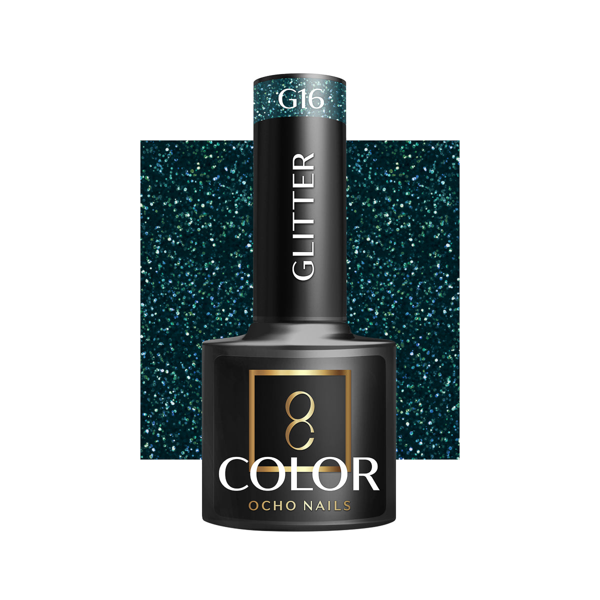OCHO NAILS Hybrid glitter G16 hibrid körömlakk -5 g