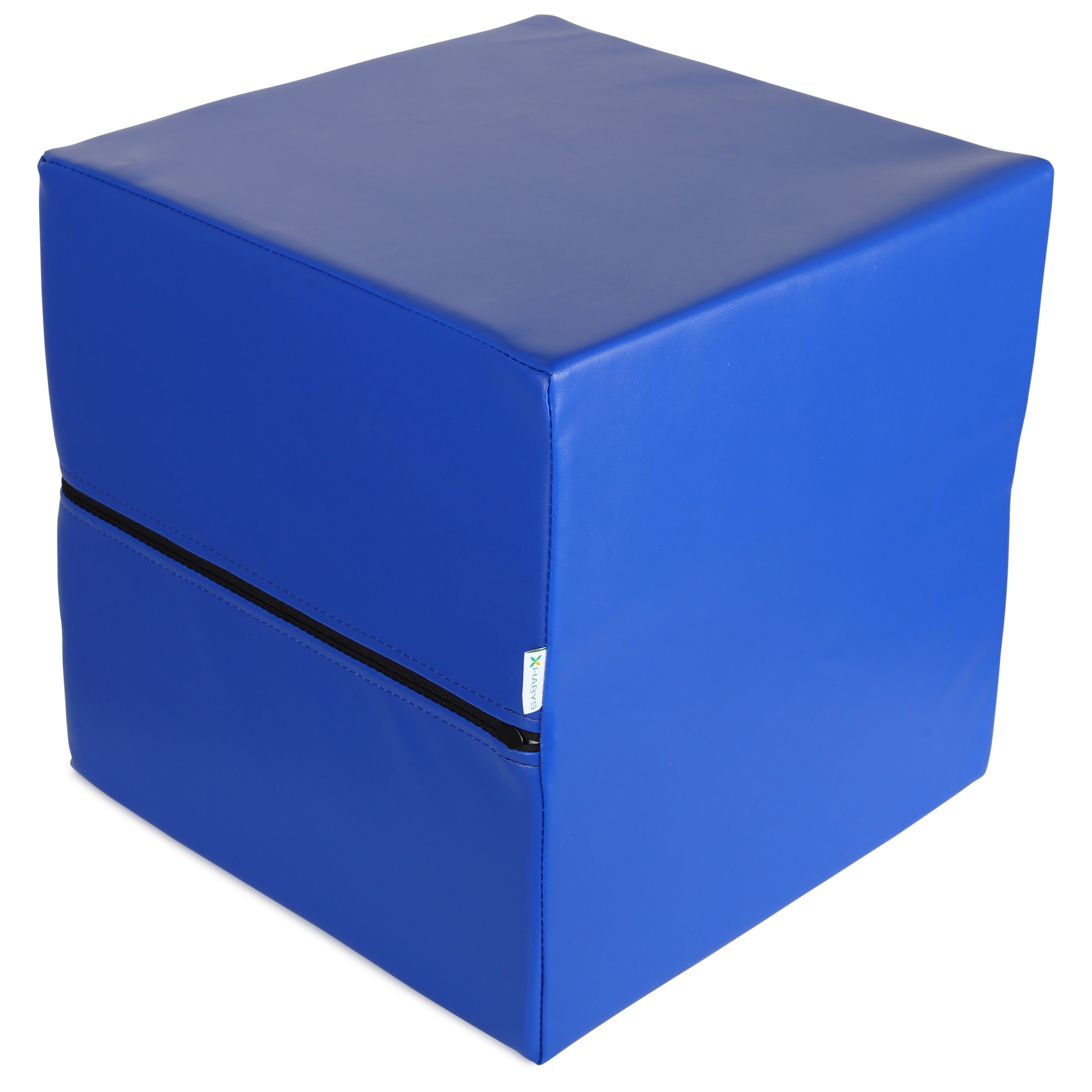 Tengerészkék kockazsámoly 40x40x40 K012