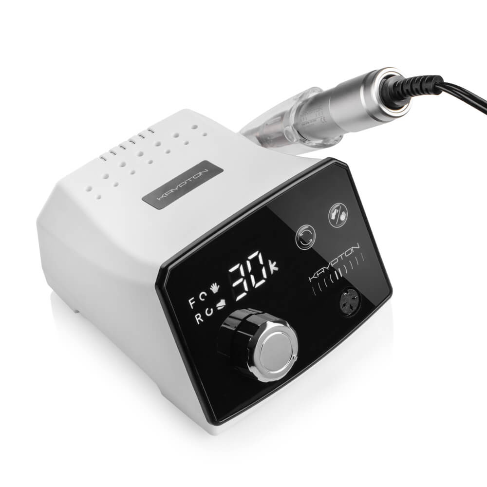 Nail Drill KRYPTON II XPS-300 at 70 W and 35,000 rpm. for manicure and pedicure