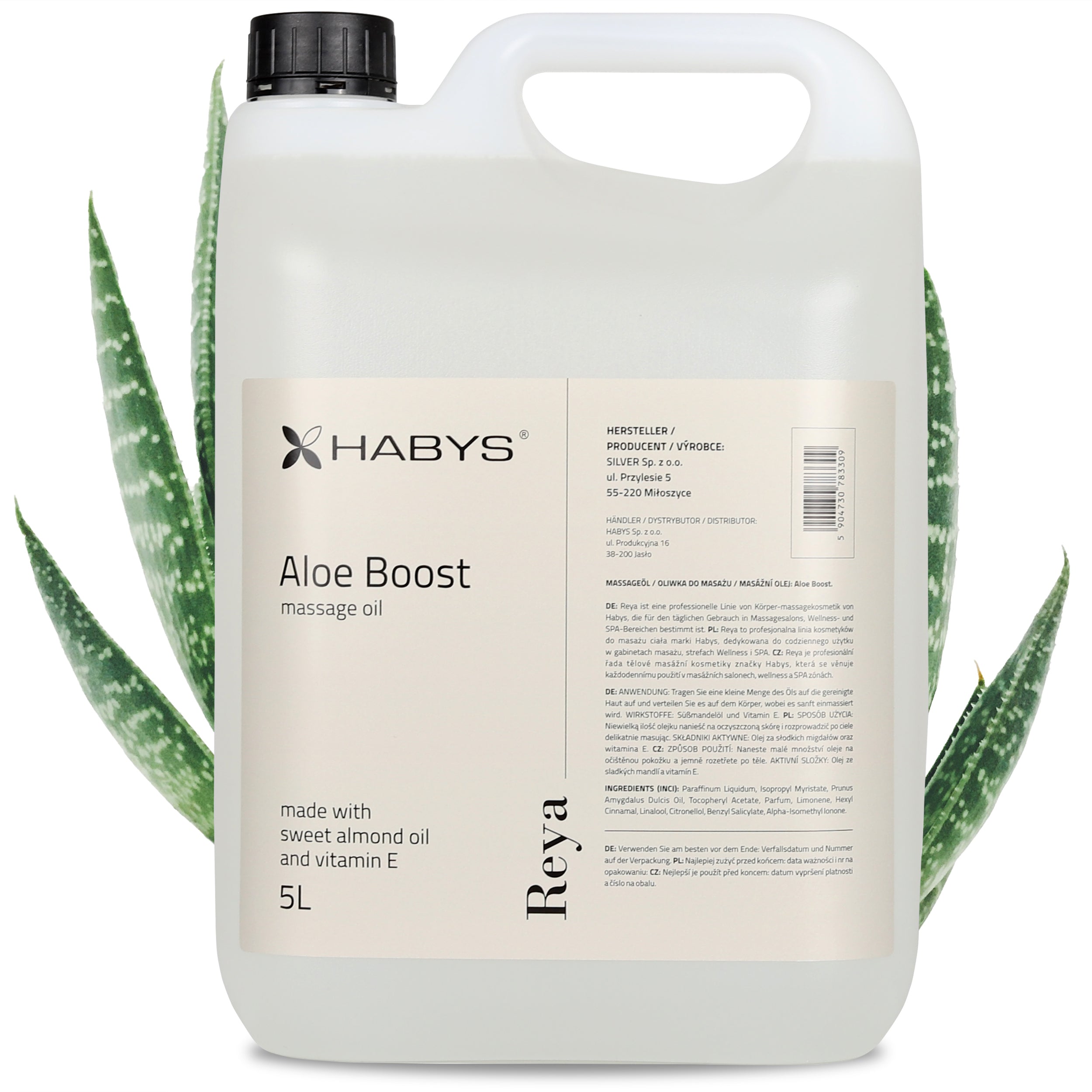 HABYS Aloe Boost masszázsolaj 5000 ml