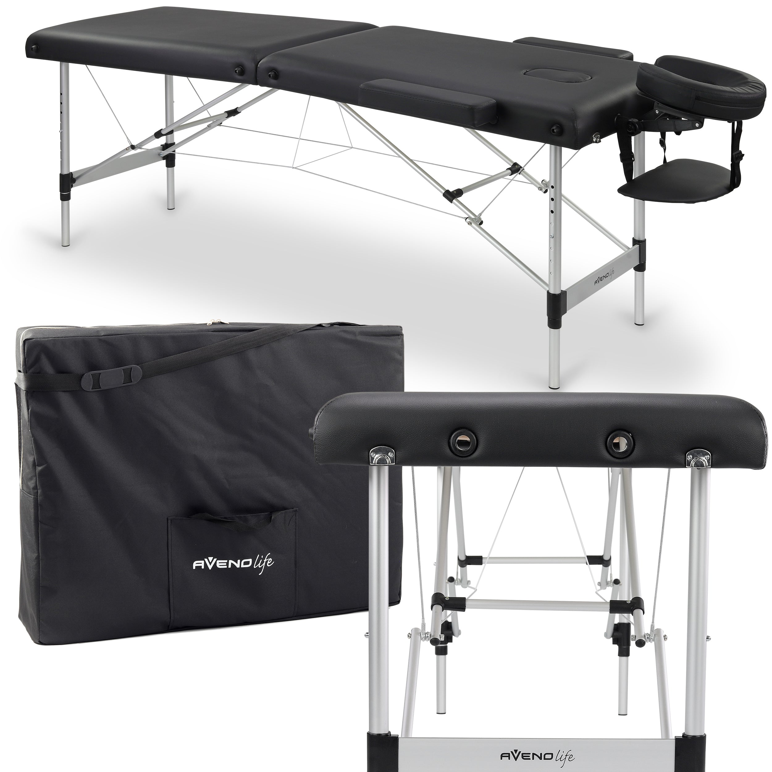 Portable massage table Nadia Comfy Base K515 Black
