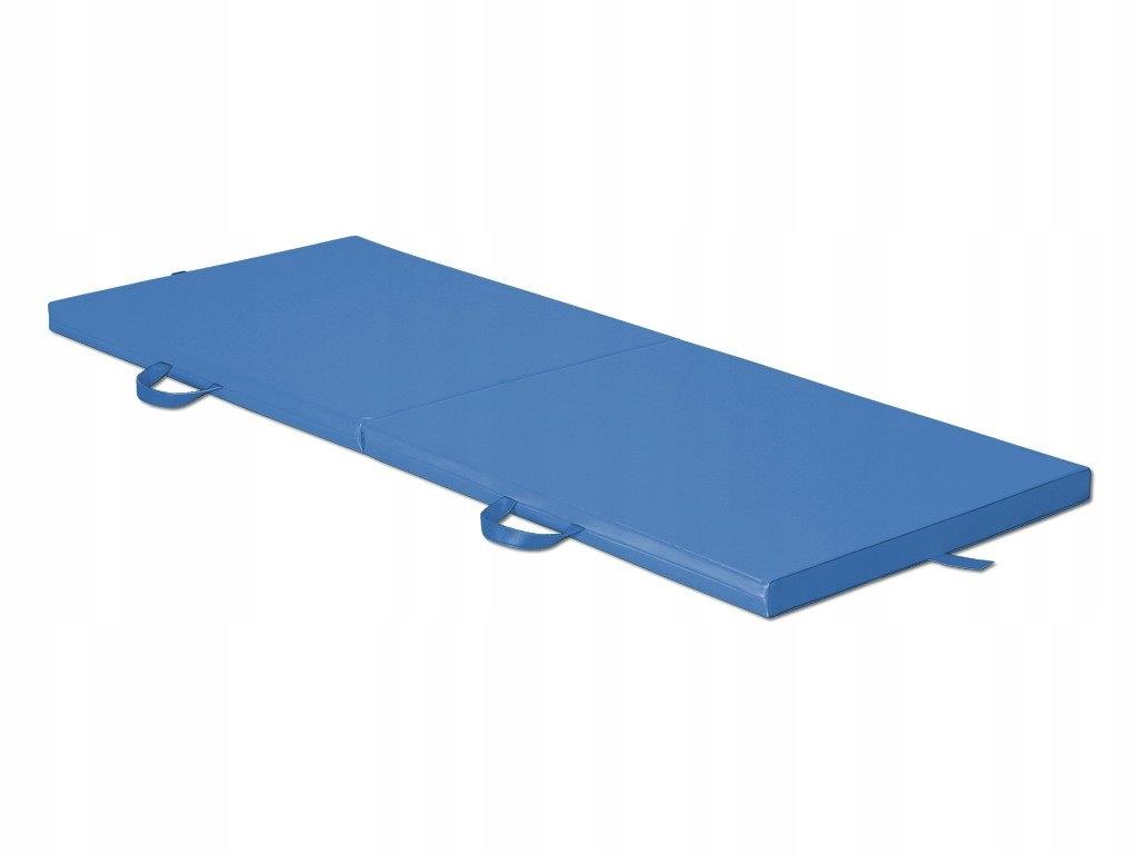 Two-part Folding Mattress 170x65x5 K023 Blue