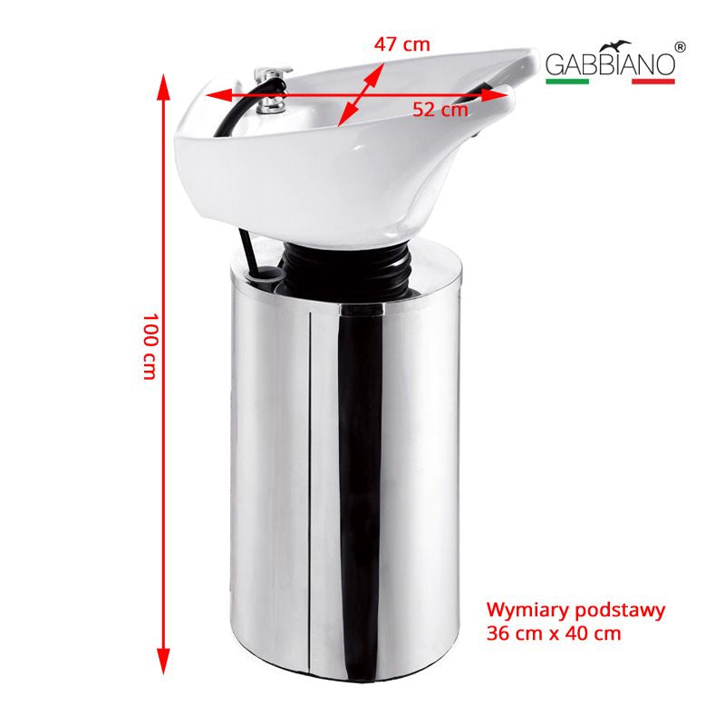 Gabbiano q-2460 hajmosó egység - mosóállomás