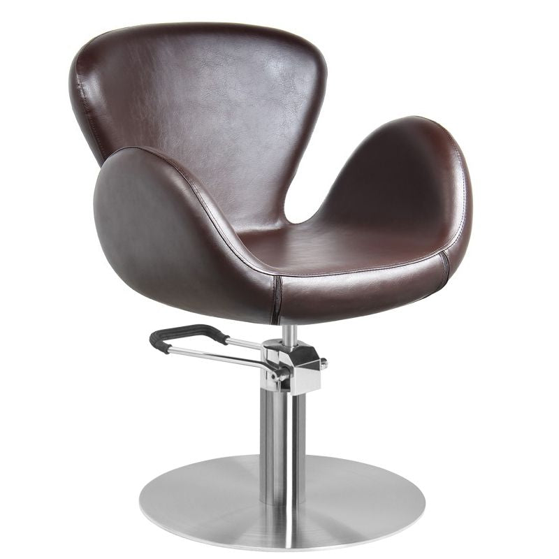 Gabbiano hairdressing chair Amsterdam brown
