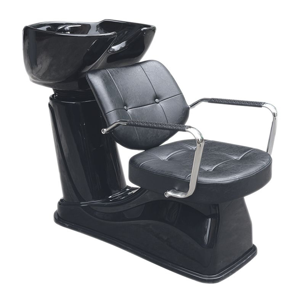 Gabbiano Vigo fekete fodrászati mosóegység