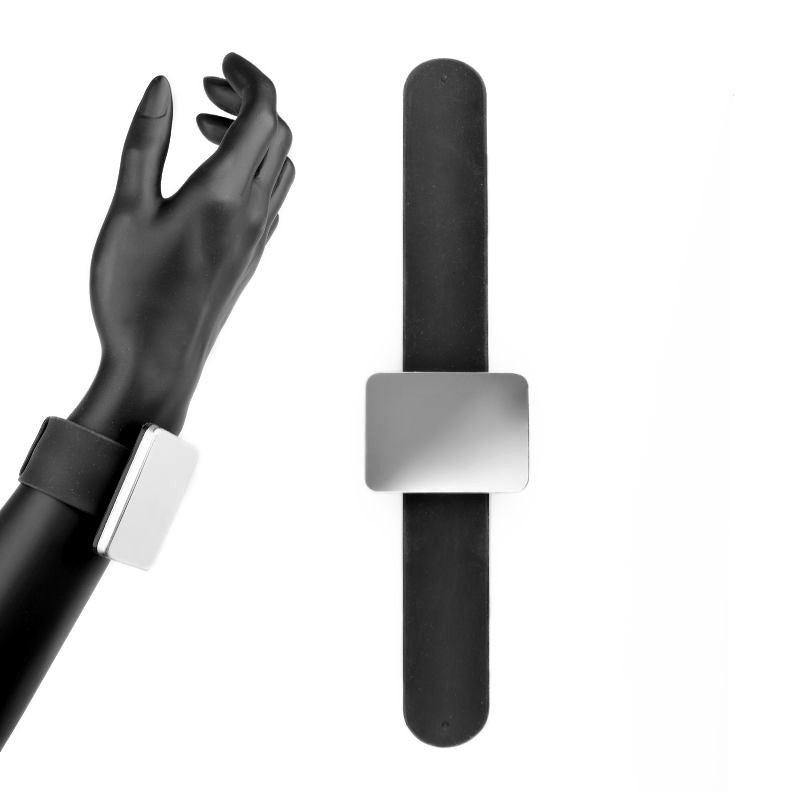 Fekete mágneses szalag mandzsettagombokhoz