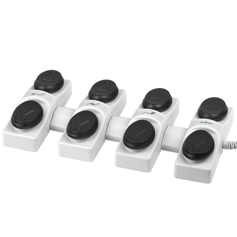 LÁBKAPCSOLÓ A NÉGYMOTOROS FŰTÉSSEL RENDELKEZŐ AZZURRO SZÉKHEZ