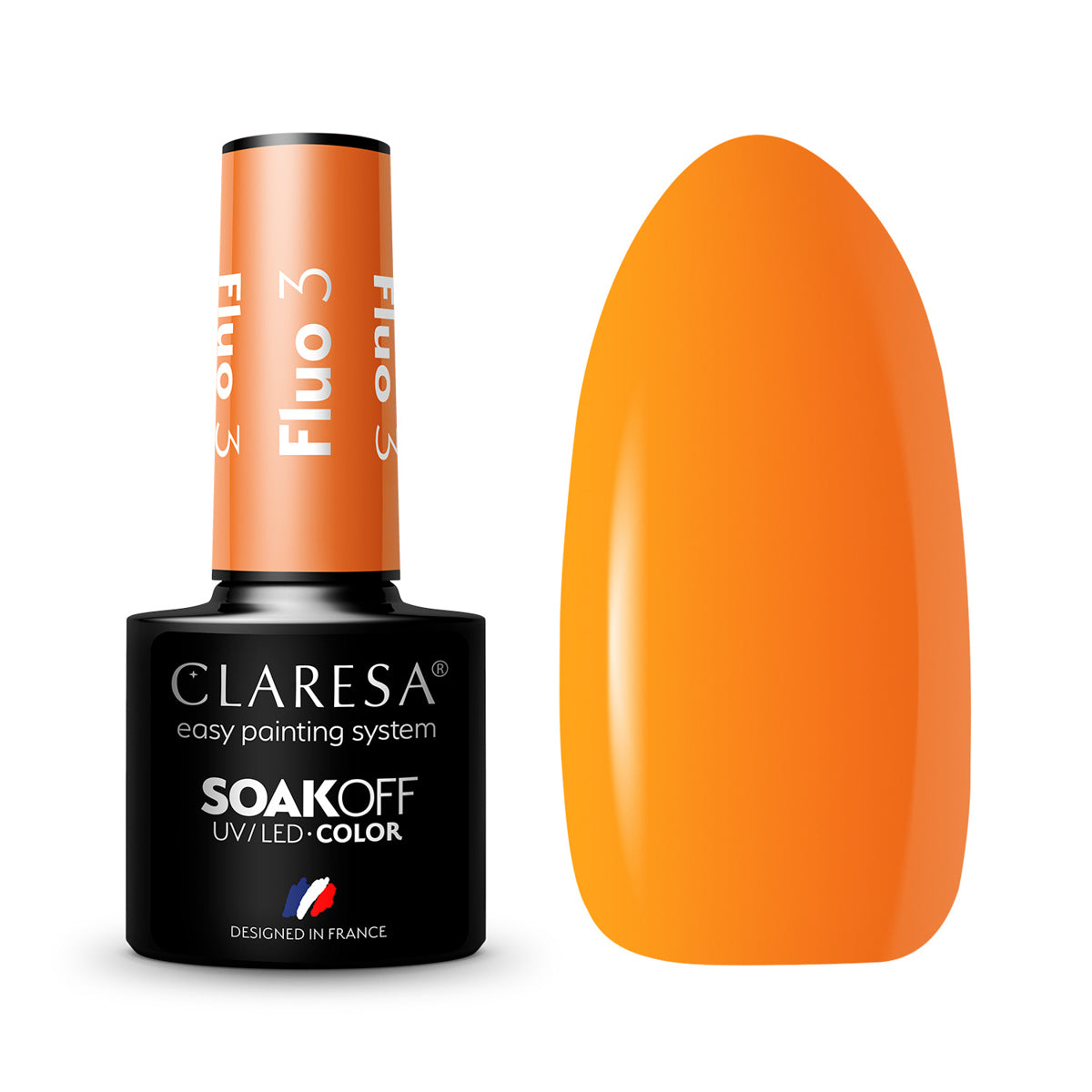CLARESA Hybrid nail polish FLUO 3 -5g