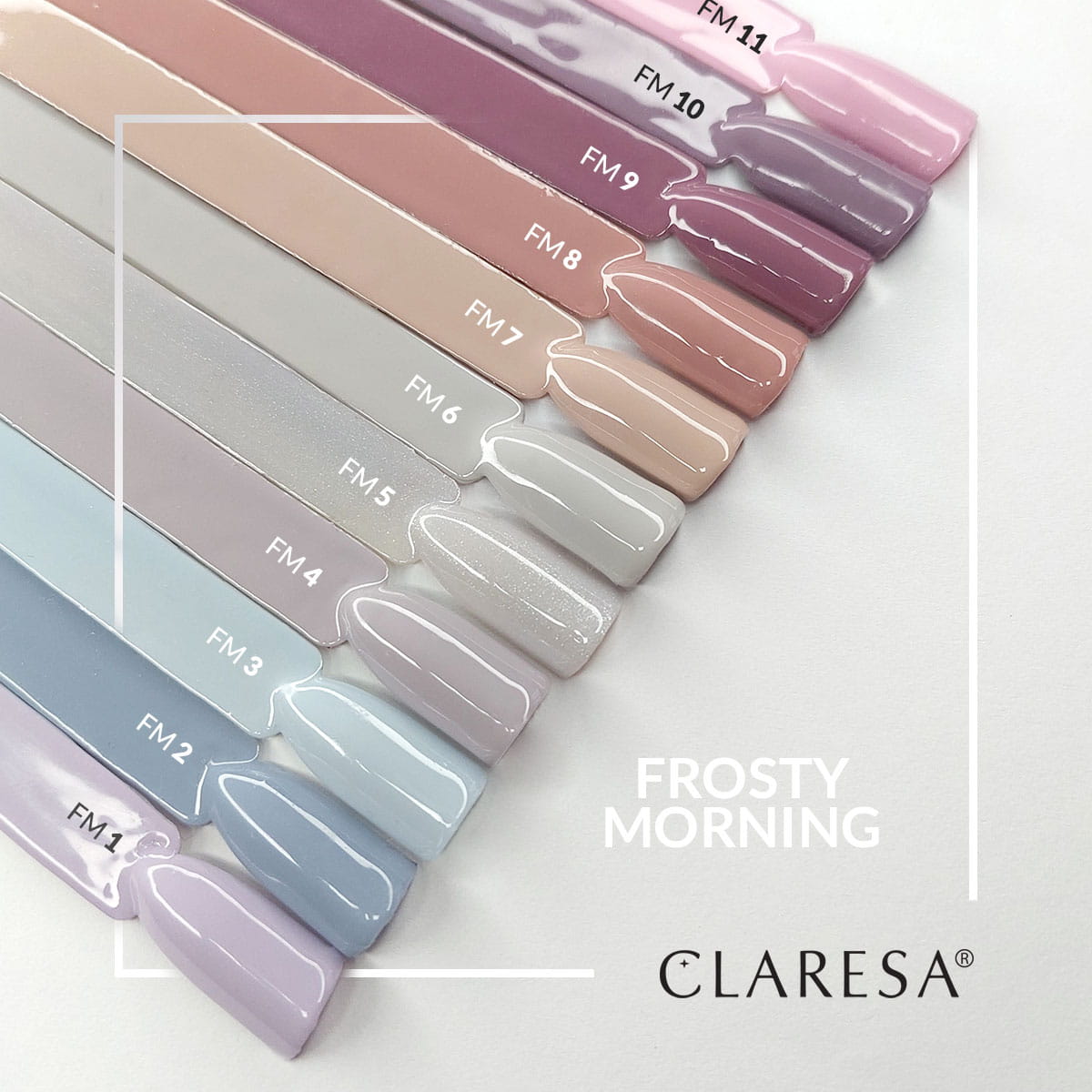 CLARESA Hybrid Frosty Morning 11 körömlakk -5g