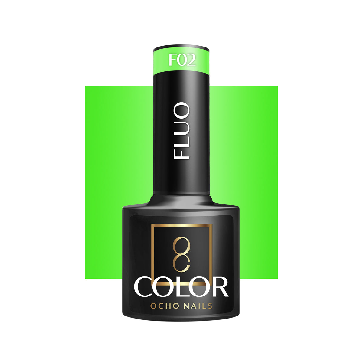 OCHO NAILS Hybrid Fluo F02 hibrid körömlakk -5 g