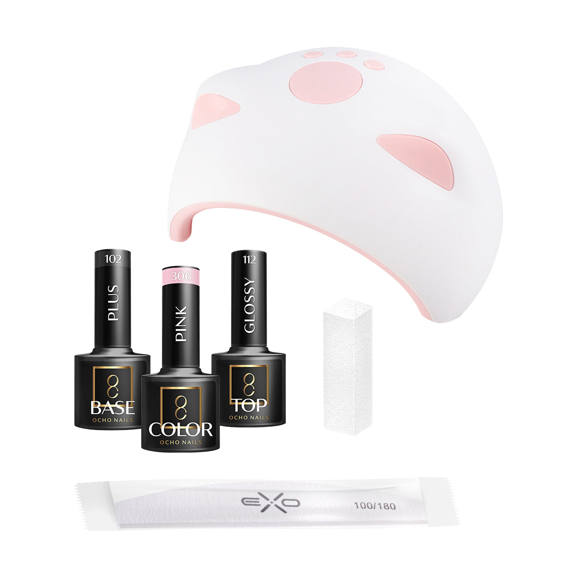OCHO NAILS hibrid kezdőkészlet 8